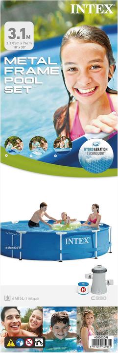 Produktbild Intex Frame Pool Set (Ø 305 x 76 cm)