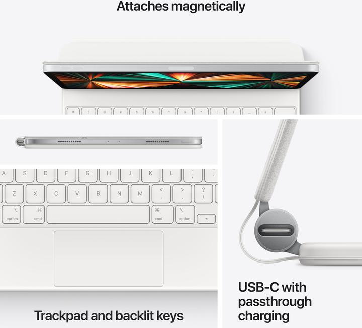 Produktbild Apple Magic Keyboard (DE, iPad Pro 12.9 2018 (3. Gen), iPad Pro 12.9 2020 (4. Gen), iPad Pro 12.9 2021 (5. Gen))