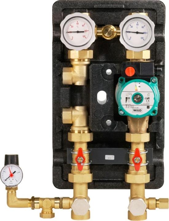 Dimplex Collecteur compact avec vanne de décharge KPV 25 pour pompes à chaleur 346590