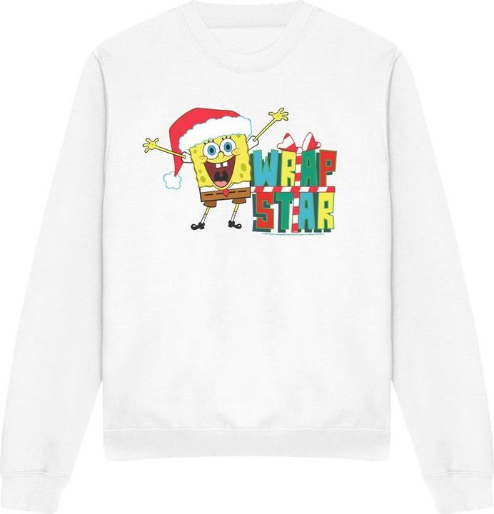 Produktbild Spongebob Squarepants Wrap Star At Christmas Sweatshirt (L)