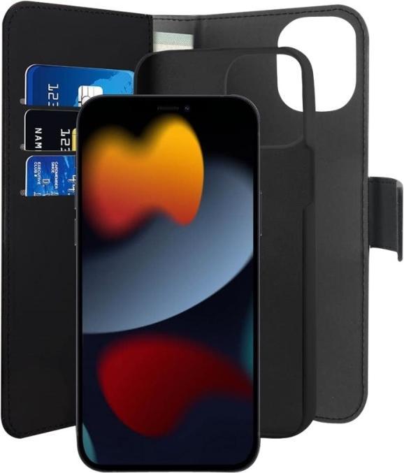 Immagine prodotto Puro IPC1354BOOKC3BLK Custodia per cellulare (5.4") Custodia a portafoglio Nero (Apple iPhone 13 mini)