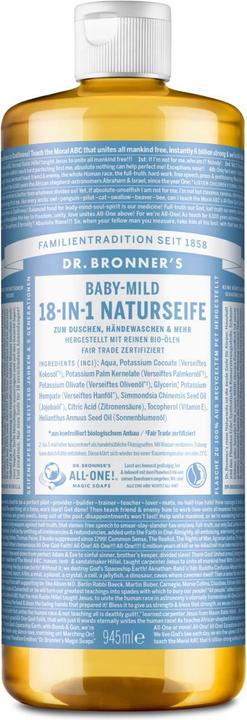 Dr. Bronner's 18-IN-1 Baby Mild (Flüssigseife, 945 ml)
