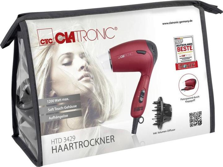 Produktbild Clatronic HTD 3429 metallic rot