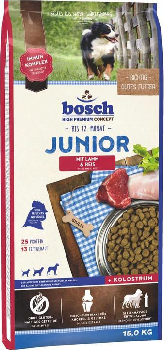 Bosch Petfood Junior Lamm & Reis (Junior, 1 Stk., 15000 g)