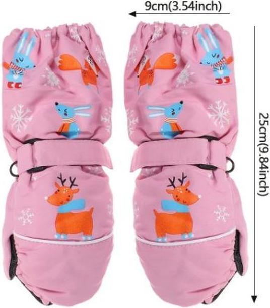 Immagine prodotto MU Style Guanti invernali per bambini della serie Snowy (Taglia unica)