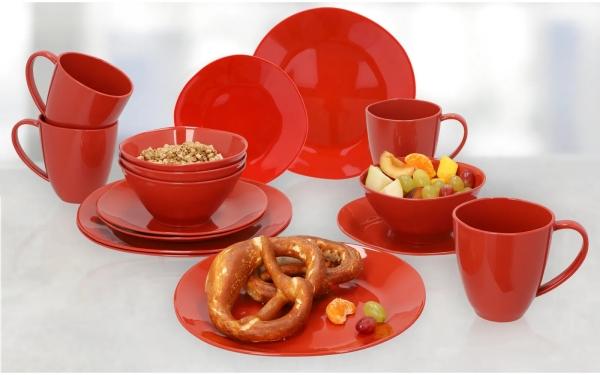 Berger Sevilla Geschirr-Set 16-tlg. terracotta für 4 Personen