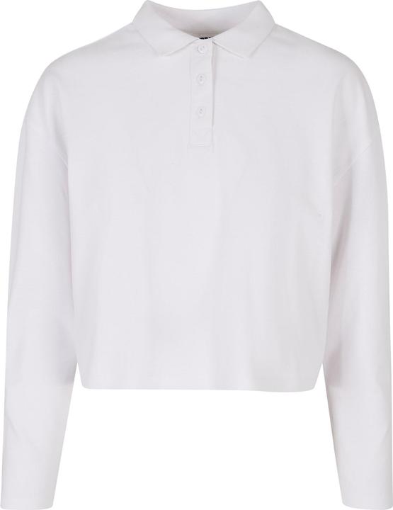 Urban Classics Ladies Short Oversized Polo Longsleeve - 19425 (3XL)