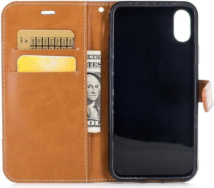 Produktbild König Design Hülle Handy Schutz für Apple iPhone X Case Cover Tasche Wallet Etui Handyhülle (Apple iPhone X)