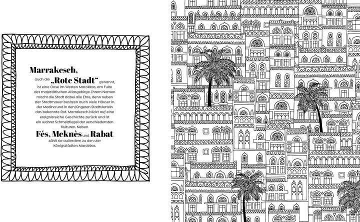 Produktbild Ausmalparadies – Sehnsuchtsort Marrakesch