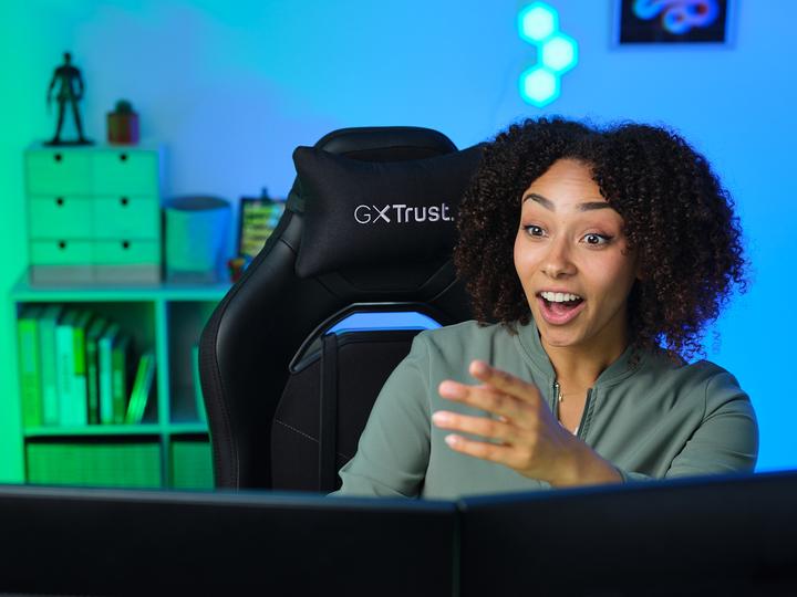 Produktbild Trust GXT714 RUYA Gaming-Stuhl Schwarz
