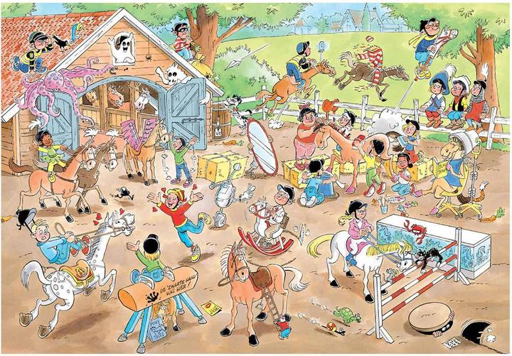 Actual product image Jan van Haasteren Puzzle Junior - The Riding School, 360st. (360 pieces)
