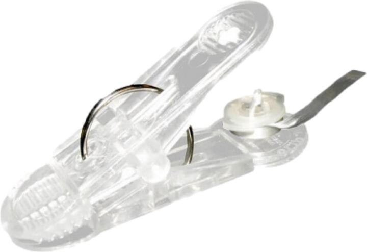 Actual product image Magni 2436902 - Balloon weight clip, 30 g, balloon clip with string, foil balloon (25 x)