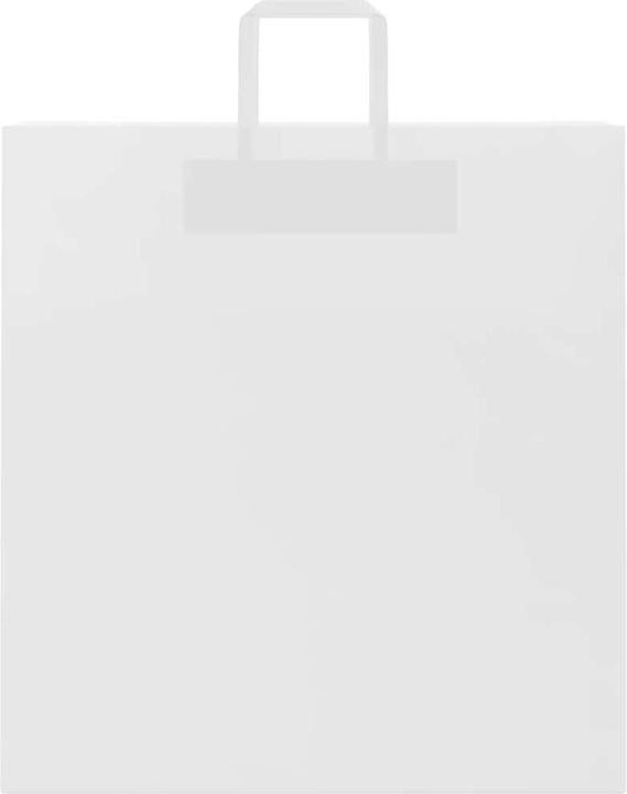 Actual product image VidaXL Kraft paper bags 50 pcs. with handle white 45x17x48 cm paper bag (Gift bag, 50 x)