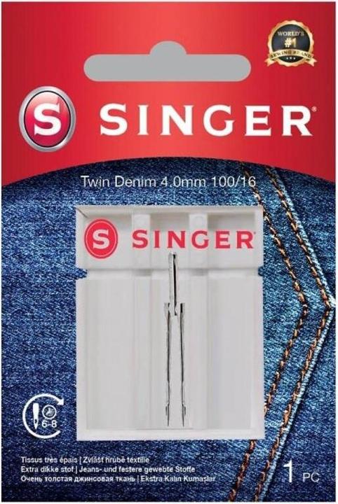 Produktbild Singer TWIN Nähmaschinennadel 4mm, 100/16