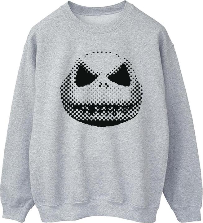 Actual product image The Nightmare Before Christmas Womens/Ladies Pixel Face Sweatshirt (XL)