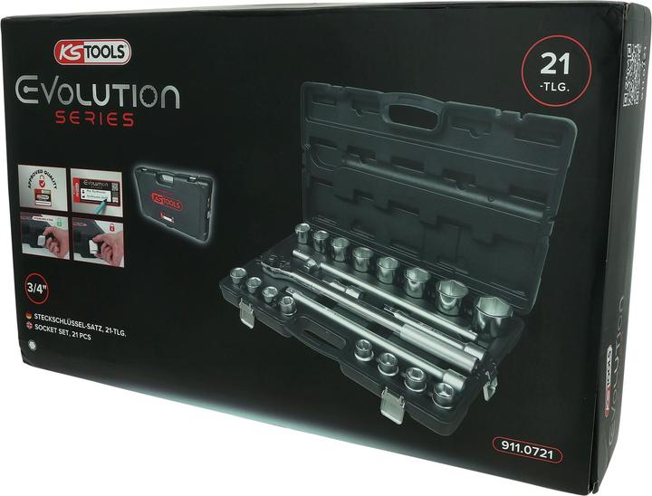 Actual product image KS Tools Socket spanner set (32 mm, 19 mm, 24 mm, 50 mm, 41 mm, 22 mm, 23 mm, 21 mm, 27 mm, 35 mm, 46 mm, 26 mm, 30 mm, 38 mm, 29 mm, 36 mm)