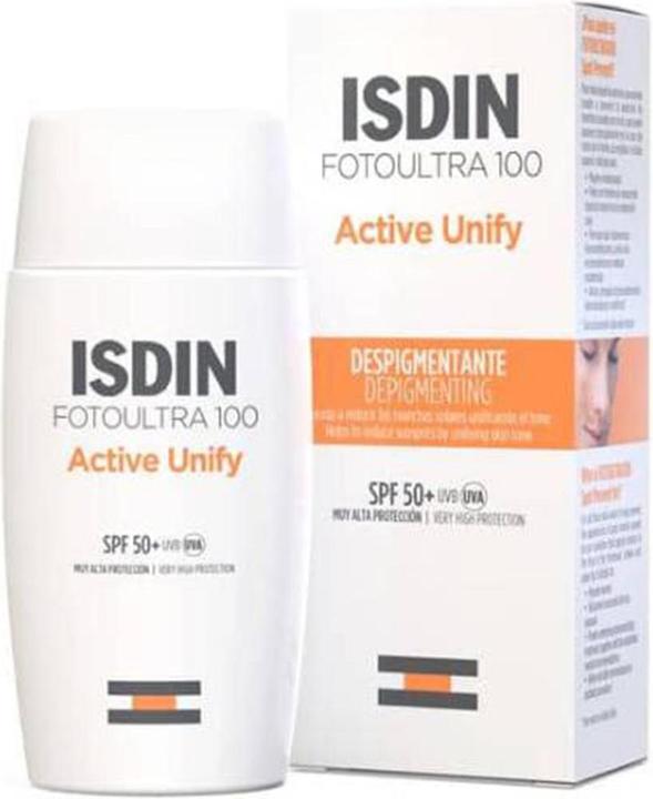Isdin Fotoultra 100 Active Unify Fusion Fluid Spf50 50ml (Sun cream face, SPF 50+, 50 ml)