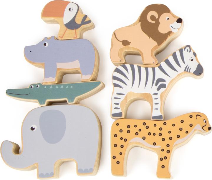 small foot Safari empilant des animaux