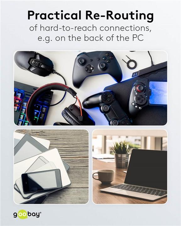 Produktbild Goobay USB A – USB A (1.50 m, USB 3.0)