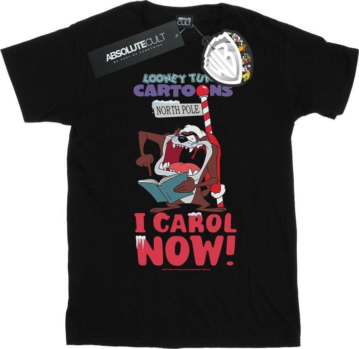 Immagine prodotto Looney Tunes Taz I Carol Now Maglietta Uomo (4XL)