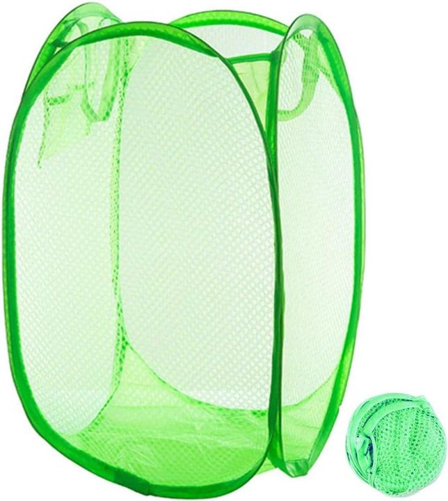 Produktbild König Design Pop Up Wäschekorb Wäschesack faltbar Aufbewahrungkorb Wäsche Tonne Sammler Box