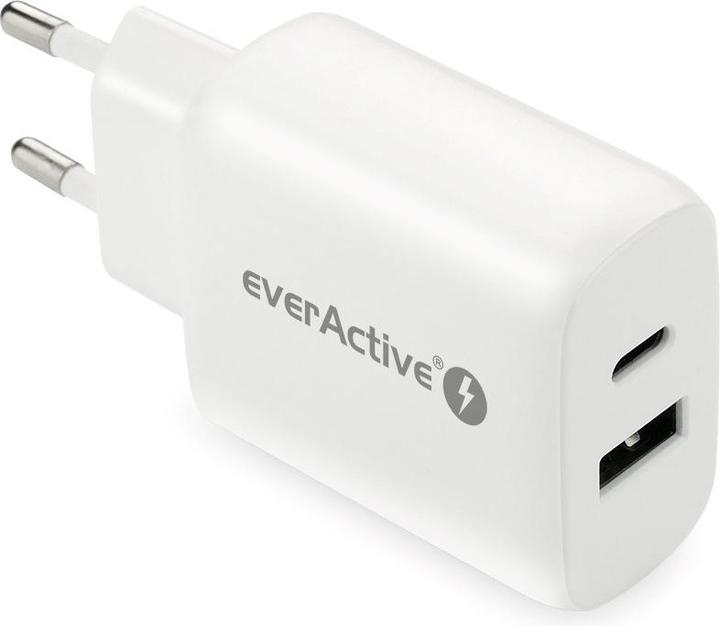Image du produit Everactive SC-370Q Chargeur secteur avec USB QC3.0 et USB-C PD PPS 25W (26 W)