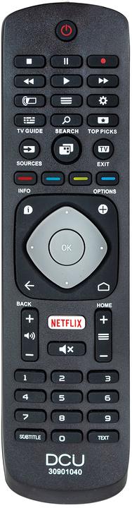 Actual product image DCU Tecnologic TV Remote Control For Philips (Infrared)