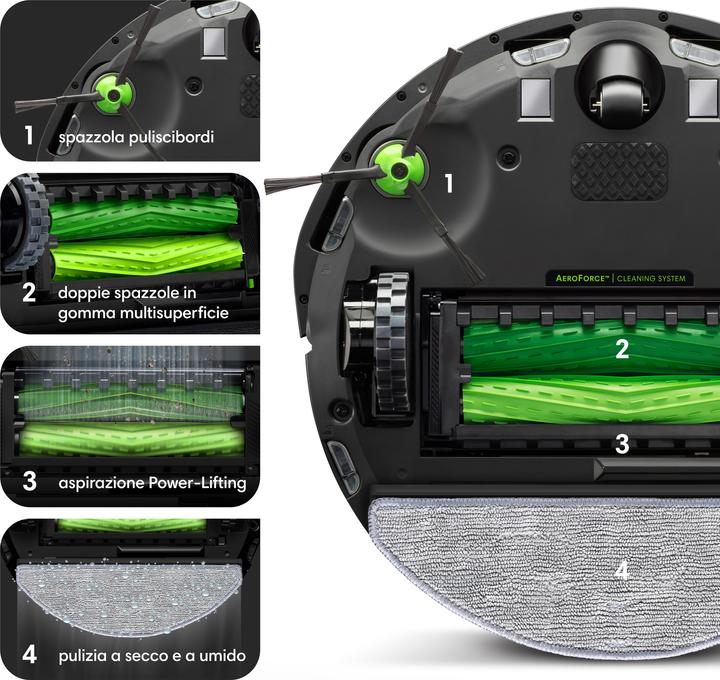 Produktbild iRobot Roomba Combo i8+ (Saugwischroboter)