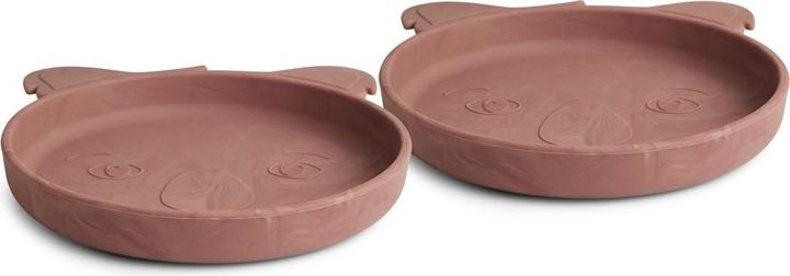 Image du produit Nuuroo Set d'assiettes en silicone Koala Marbre Rouge
