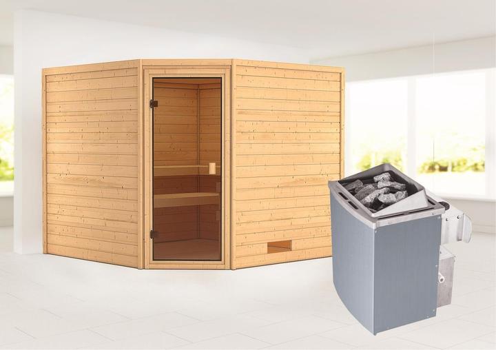 Actual product image Karibu Leona without roof rim (9 KW internal control)