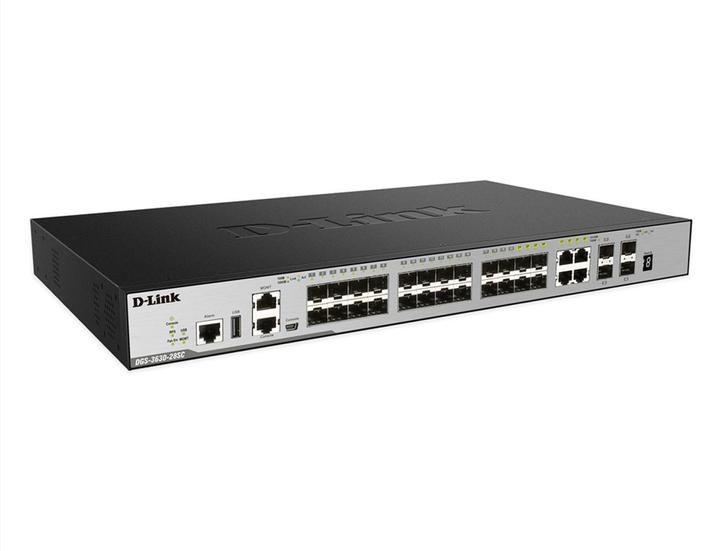 Immagine prodotto D-Link SWITCH 1G IN FIBRA 28-P LAYER 3 (28 Porti)
