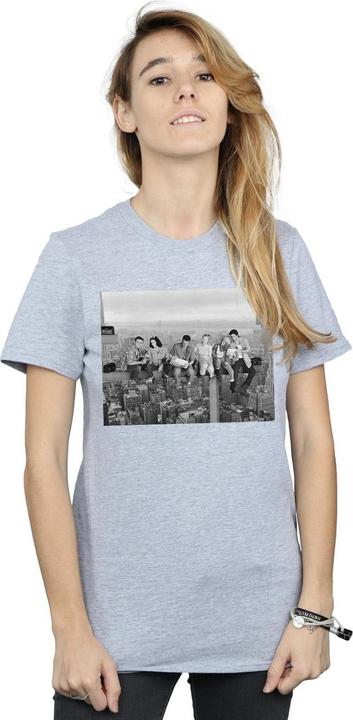 Actual product image Friends Womens/Ladies Construction Photo Cotton Boyfriend T-Shirt (XL)