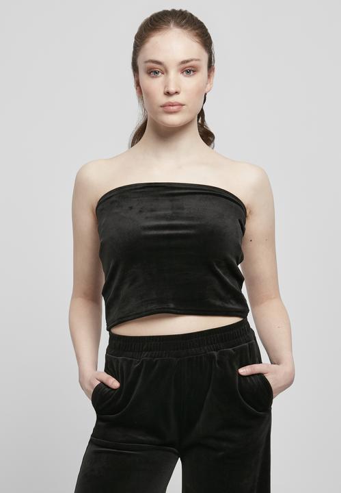 Immagine prodotto Urban Classics Top corto da donna in velluto (S)
