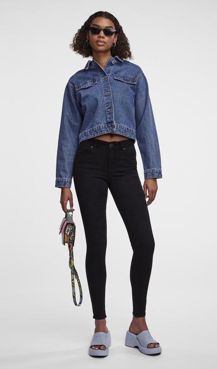 Produktbild Pieces Schwarze Skinny Fit Jeans