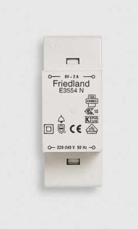 Produktbild Honeywell Klingeltrafo VDE E3554N Friedland 8V/2A
