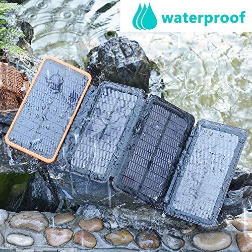 Image du produit A Addtop Banque de puissance solaire (25000 mAh, 5 W, 92.50 Wh)