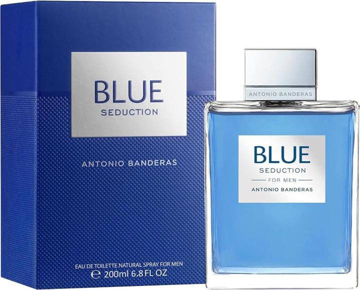 Antonio Banderas Blue Seduction Eau De Toilette For Men Natural Spray 200 Ml (Eau de Toilette, 200 ml)