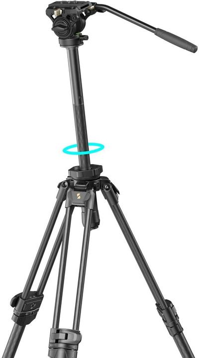 Image du produit SmallRig Kit de trépied vidéo léger en fibre de carbone AD 50 Pro 4420 (Matières plastiques)