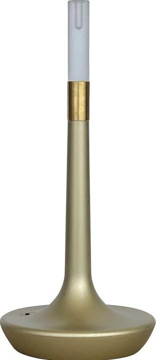 Produktbild Lichtix Sensor Akku Tischlampe, HF LED Kerze gold (140 lm)