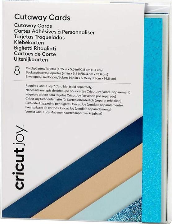 Actual product image Cricut Joy cut-away card marina sampler A2 10 pieces(P)