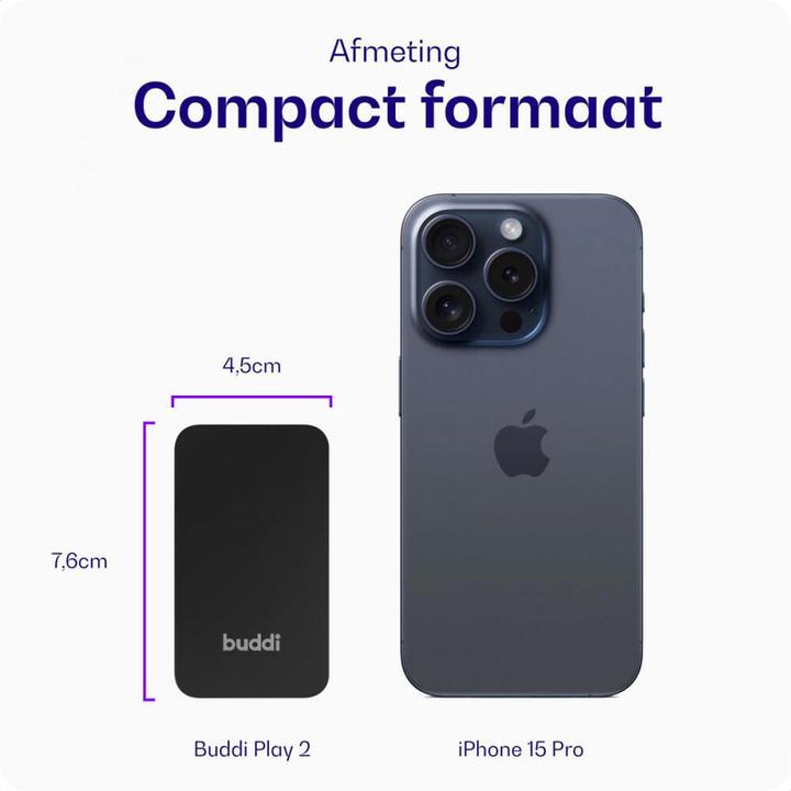 Produktbild Buddi Play 2 Bluetooth Adapter Apple Carplay & Android Auto (Empfänger)