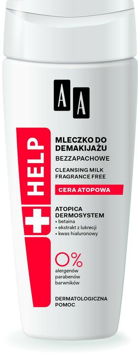 Actual product image Oceanic Aa - Help Cleansing Milk Makeup Remover For Atopic Skin (Cleansing lotion, 200 ml)