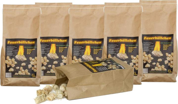 Actual product image Raiffeisen-Waren Raiffeisenwaren fireball lighter, content 15 kg, burning time 10 min