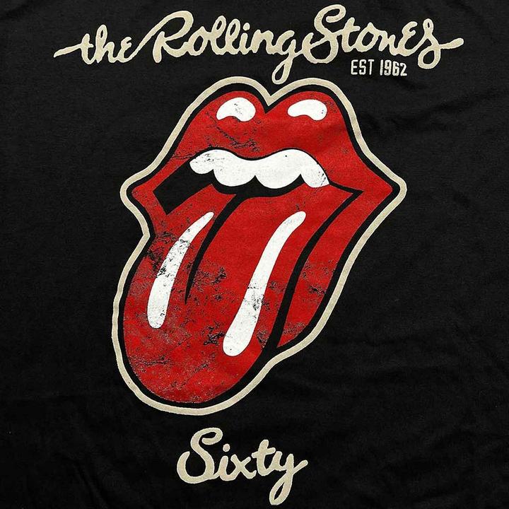 Actual product image The Rolling Stones Unisex Adult Sixty Plastered Suede T-Shirt (L)