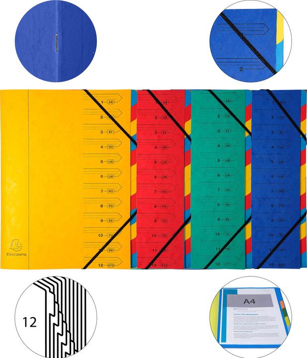 Productafbeelding Exacompta Geniete dossiermappen (A4, 1 x)