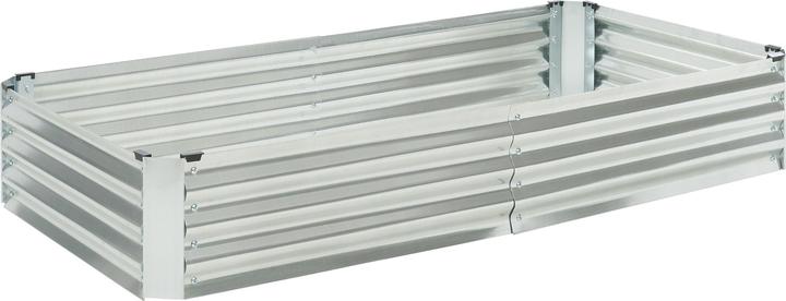 En.Casa Hochbeet mit Gewächshaus Balsorano 186x96x98 cm Weiss