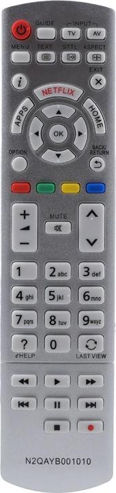 Produktbild Azurano Fernbedienung für PANASONIC N2QAYB001010 (Gerätespezifische Fernbedienung, Infrarot)