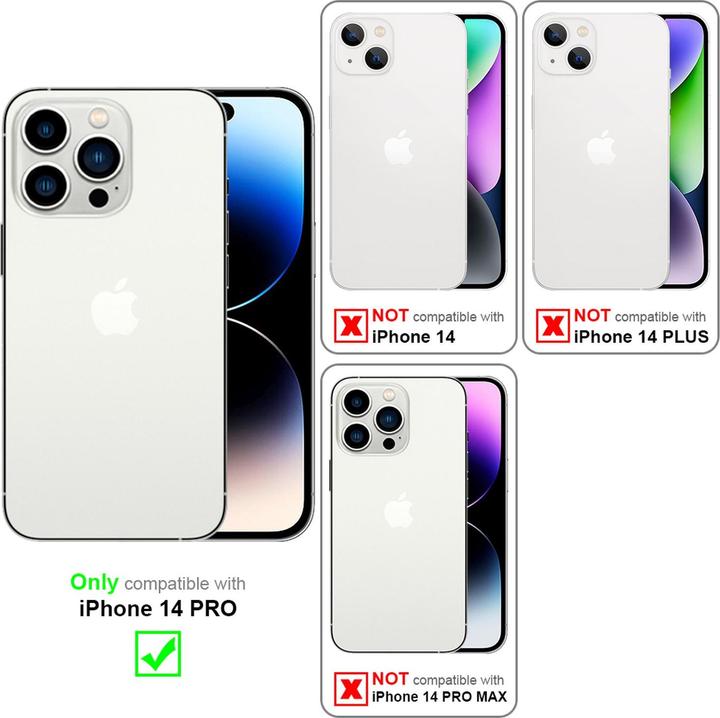 Actual product image Cadorabo Case for Apple iPhone 14 PRO in TPU Fluid LM162 Style (Apple iPhone 14 Pro)