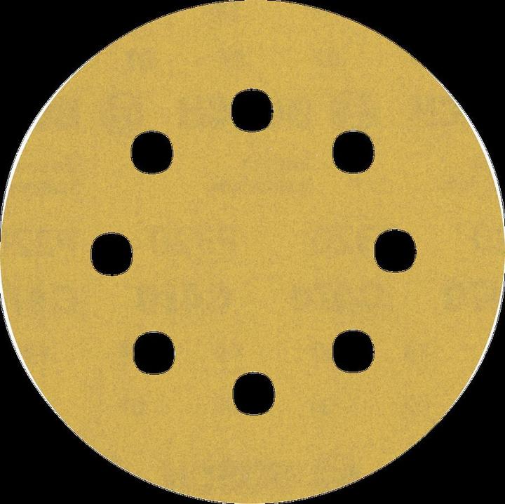 Actual product image Bosch Professional Zubehör Expert C470 Sandpaper with 8 holes for random orbital sander, 115 mm, G 320, 5 pcs. (320)