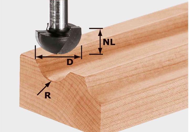 Immagine prodotto Festool Fresa a raggio convesso HW S8 R4